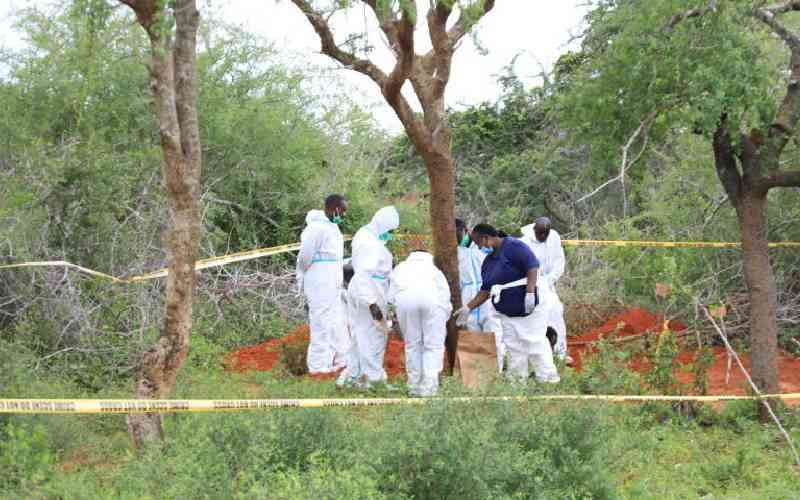 Forensic team takes a break to prepare for postmortem as death toll hits 235