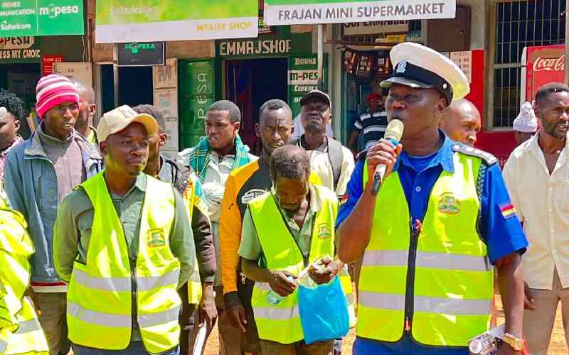 Kitui rolls out 'Operation Fika Salama' to curb festive-season road accidents
