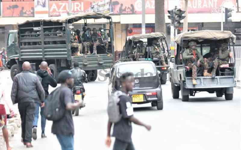 Demos continue in major towns despite military, police barricade