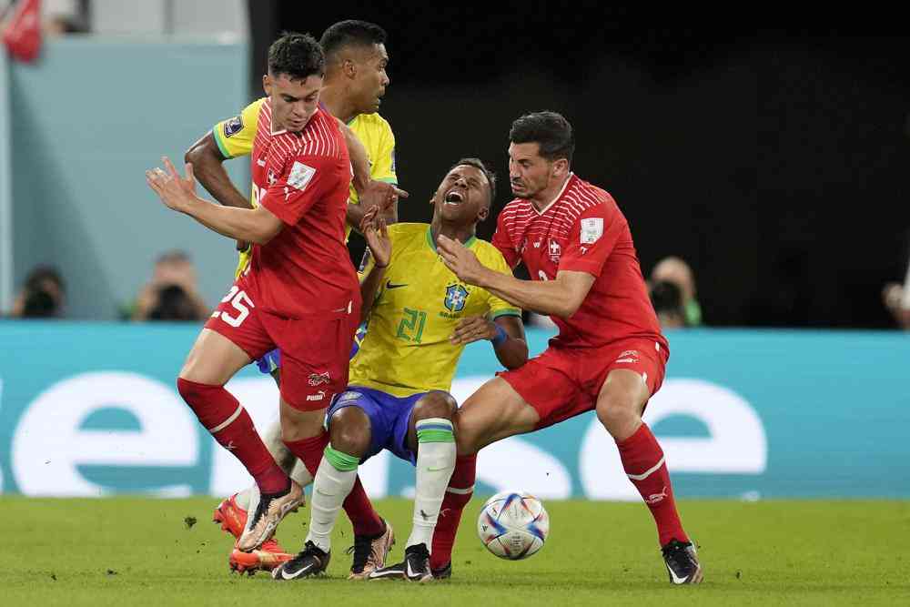 Without Neymar, Brazil edges Switzerland 1-0 at World Cup