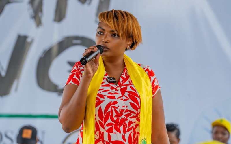 Karen Nyamu forced to apologise over foul remarks on female student visiting Senate