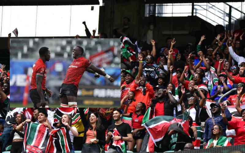 Kenya Sevens stun Tonga to inch closer to playoffs final