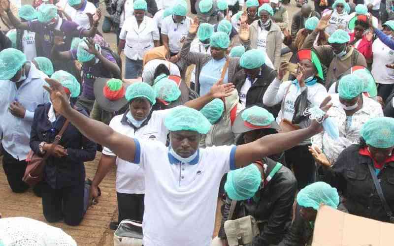 Nurses strike paralyses health services in Kilifi