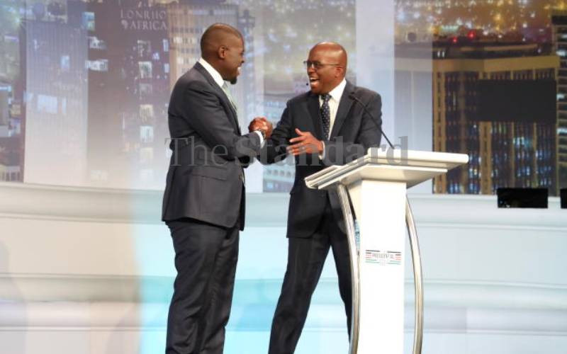 Nairobi debate: Polycarp Igathe and Johnson Sakaja tear into each other