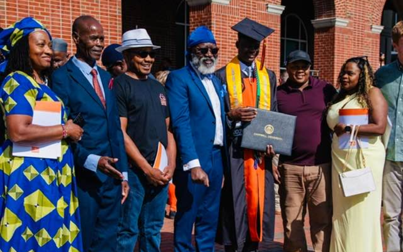 PHOTOS: George Wajackoyah elated as son graduates from US Army programme