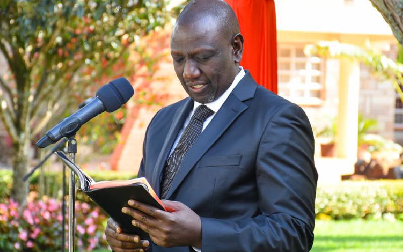 The Bible according to William Ruto