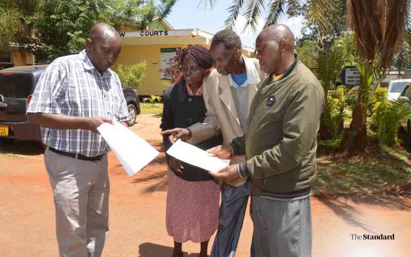 Family in Kikuyu accuses chief of grabbing their land