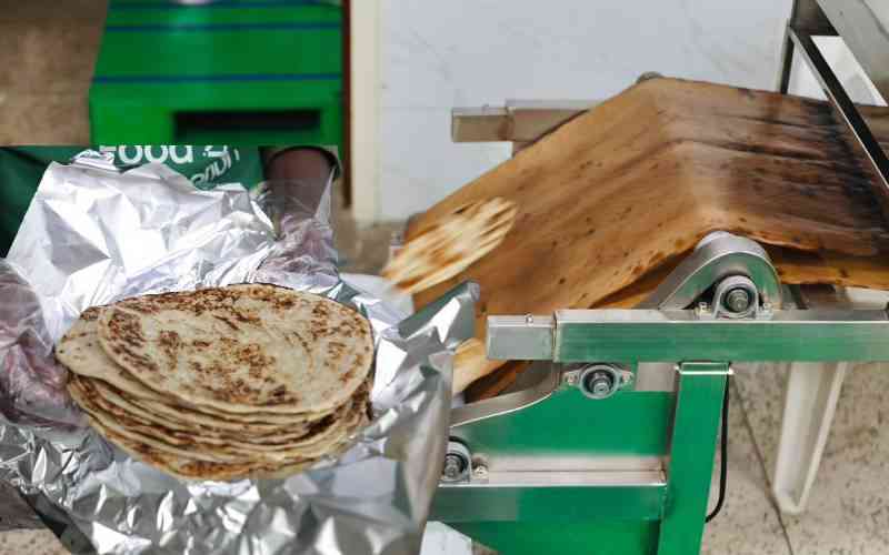 Of Sakaja and 'el chapo' promise: Chapati making machines finally lands in Nairobi