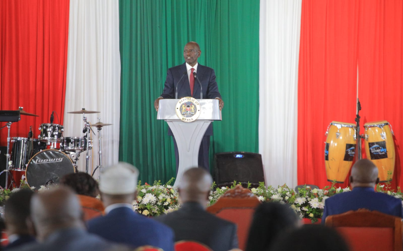 Ruto tells leaders to relax, insists God will determine 2027 election outcome