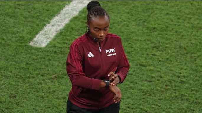 Rwandan referee Mukansanga makes history as 1st African woman to officiate a men's World Cup match