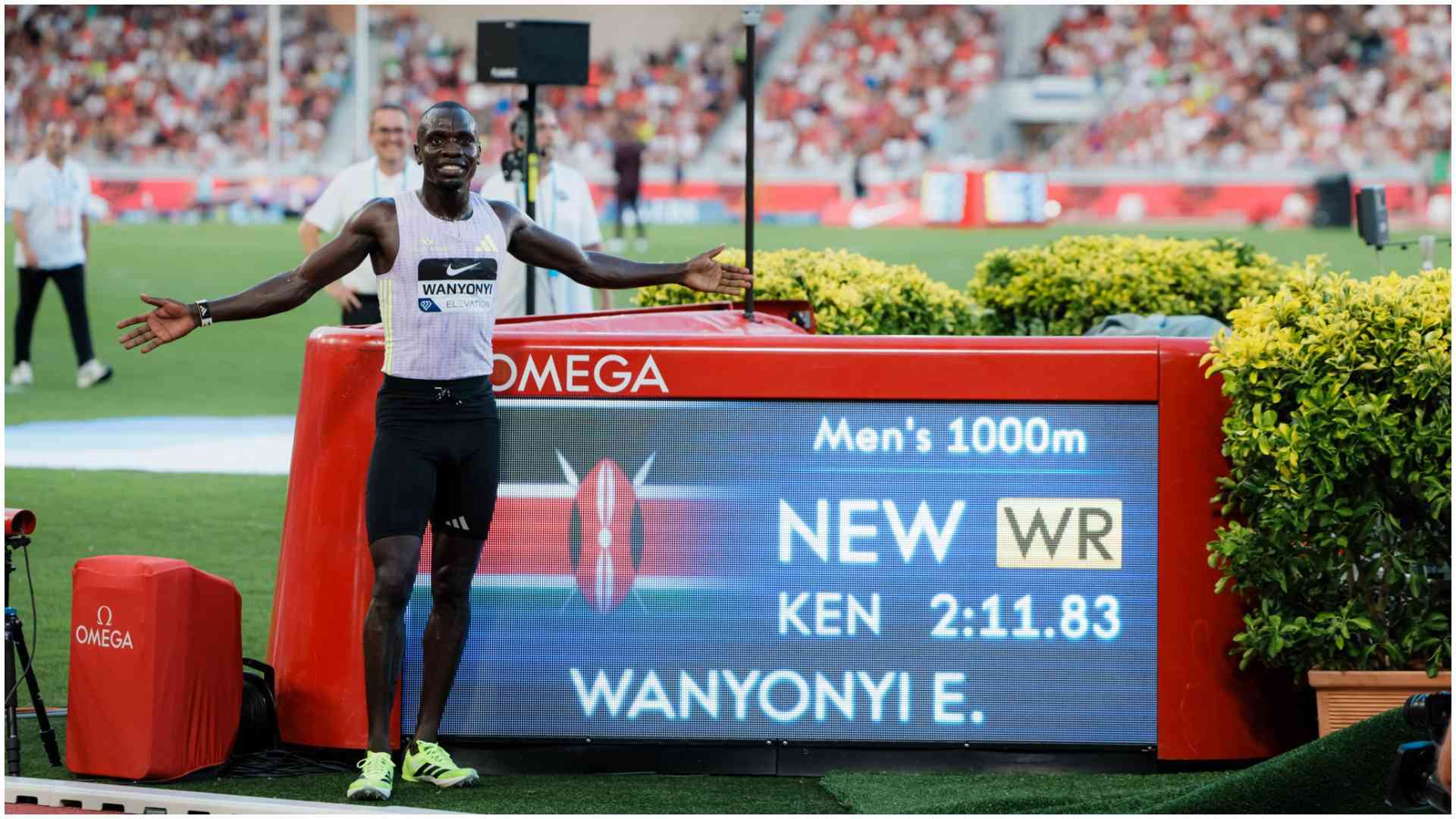 Emmanuel Wanyonyi breaks 27-year World Record with stunning 2:11.83 run in Monaco