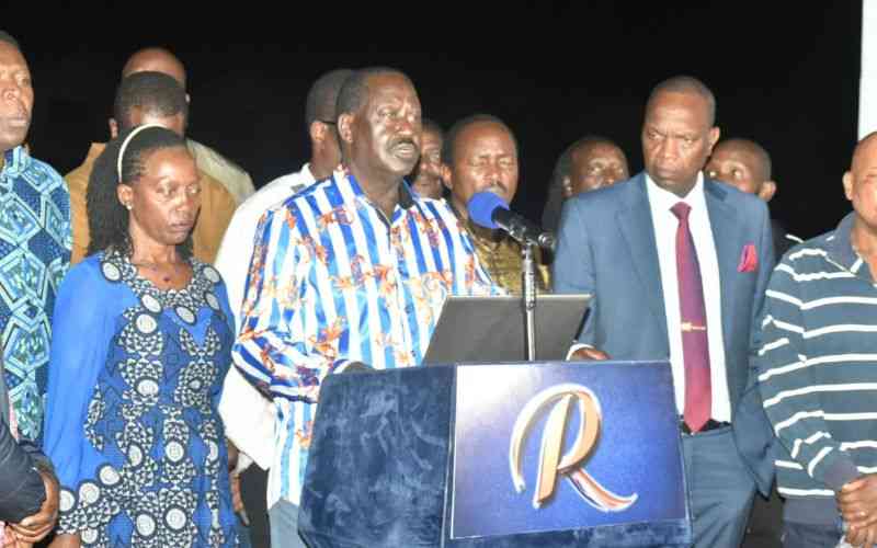 Raila Odinga calls off Monday protests