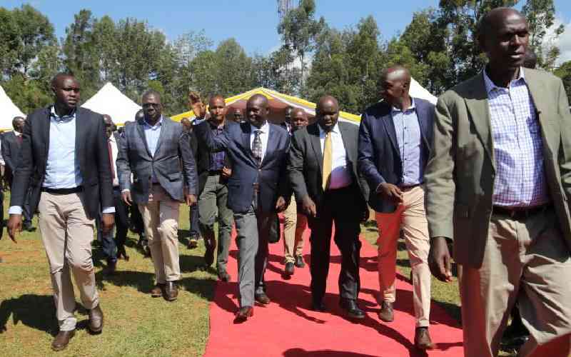 Gachagua hits out at Rift leaders dividing Central