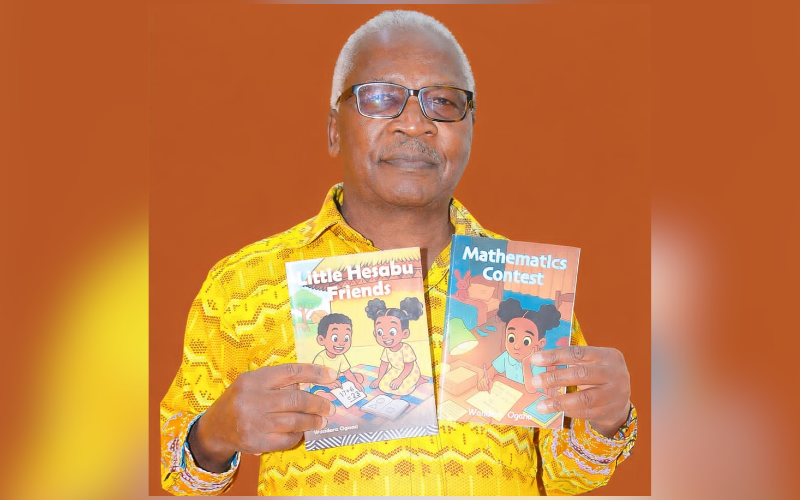 Prof. Wandera Ogana turns numbers into stories for young readers in fresh books