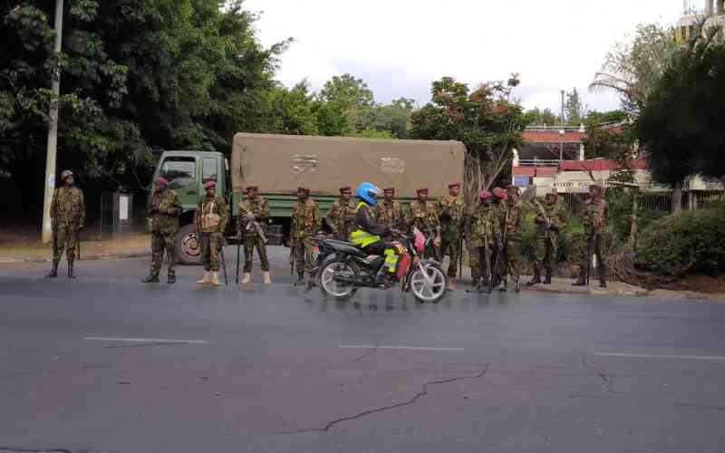 Mass action: State House Nairobi under tight security