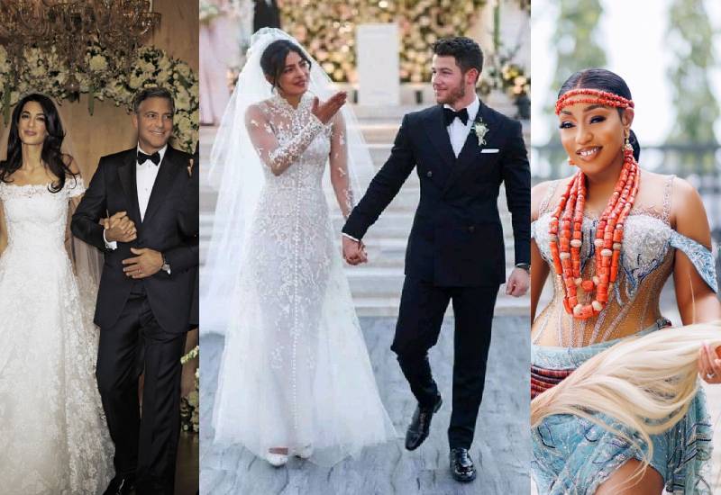 >From Nick and Priyanka to Emmy Kosgei and Apostle Madubuko: Extravagant celebrity weddings