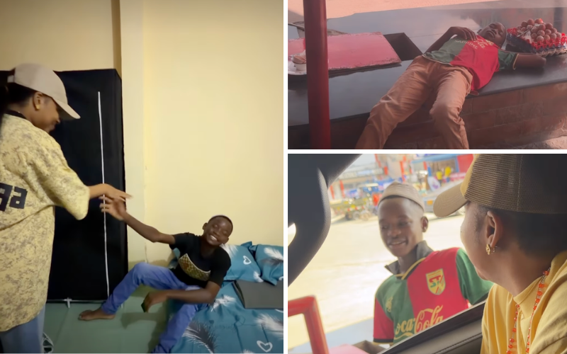 Bongo star Nandy gifts egg vendor Sh5,000, returns to find business thriving