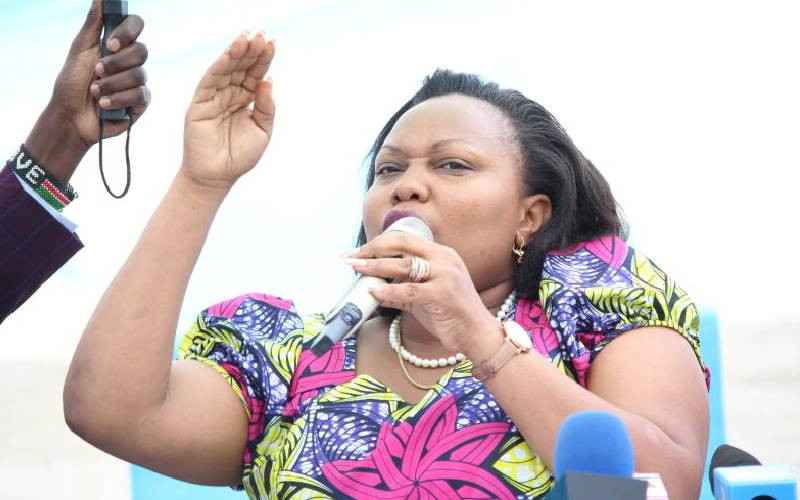 Omanga dances to new beat as she ditches UDA for opposition