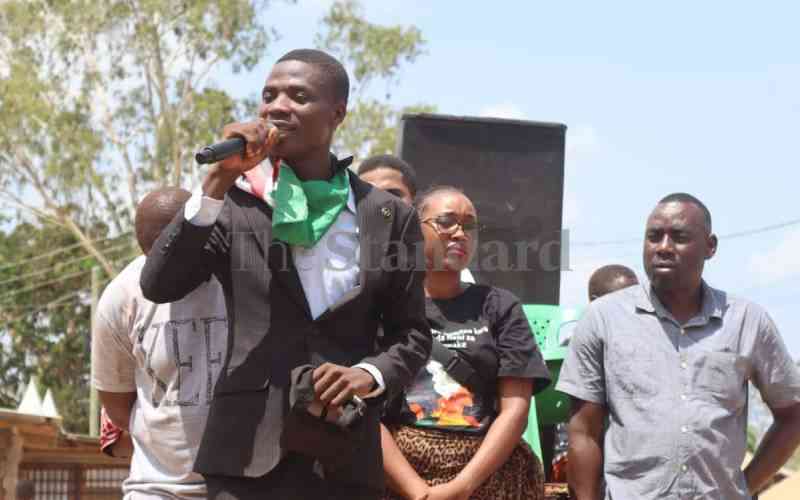 Meet the Gen Z politician campaigning on foot in Magarani