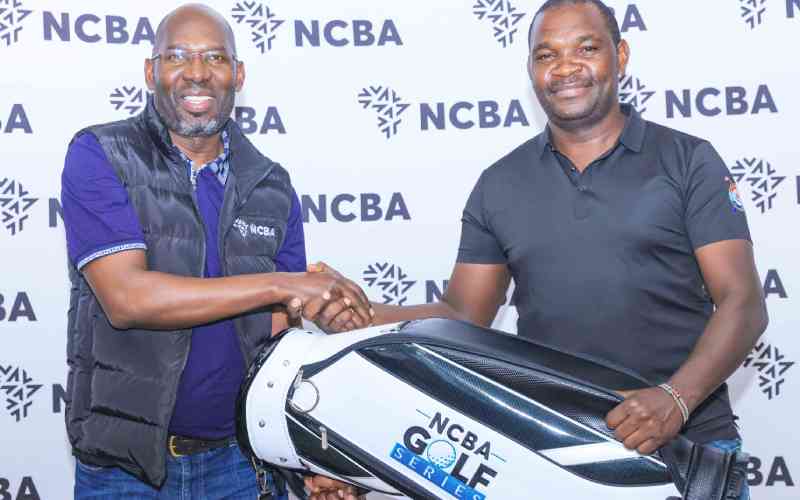 Harun Wanyama wins Division One title in NCBA Golf Series
