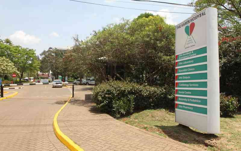 Karen Hospital asks court to allow transfer of 83-year-old patient caught in Sh25m bill dispute