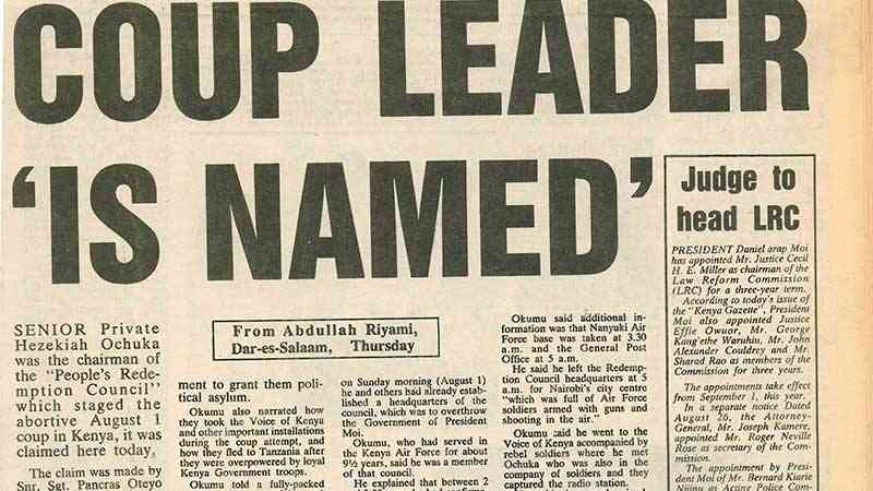 Why the State may pay Sh2 billion to heal 1982 scars