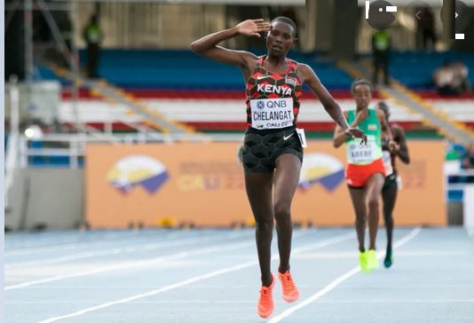 Betty Chelangat wins Kenya's first gold medal at the World Athletics Under-20 Championships
