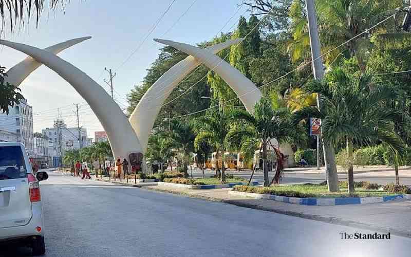 Iconic Mombasa tusks almost collapsing after neglect