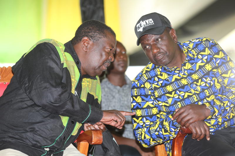 Kenya Kwanza deal: Ruto will appoint Mudavadi as 'prime cabinet secretary'