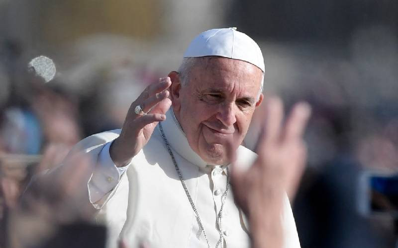 Hospitalised pope marks 12 yea...