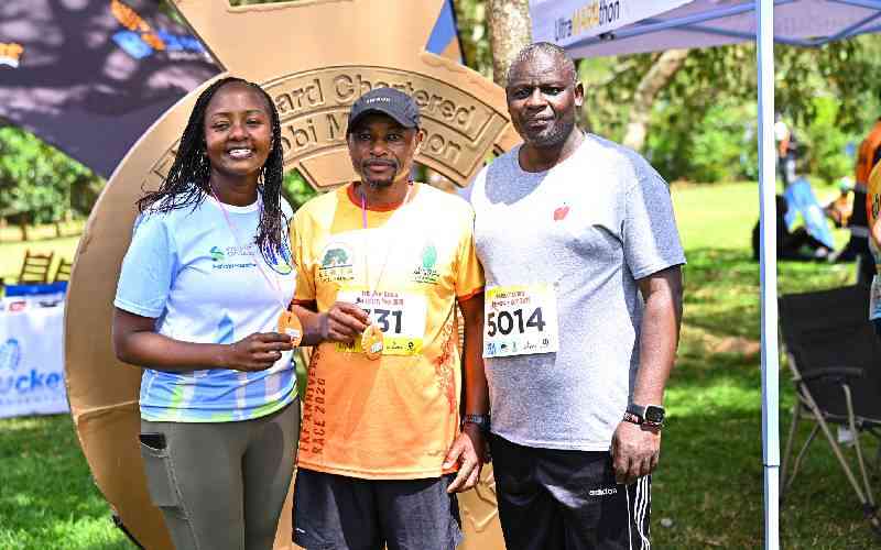 Runners take part in Friends of Karura Anniversary Race