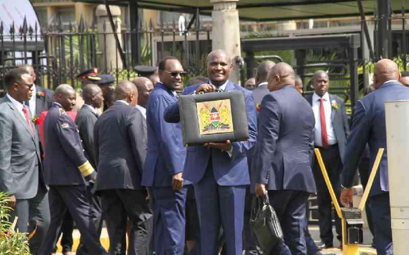 VIDEO: Mbadi heads to Parliament ahead of budget reading