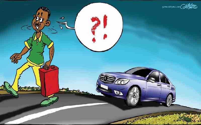 Fuel shortage...