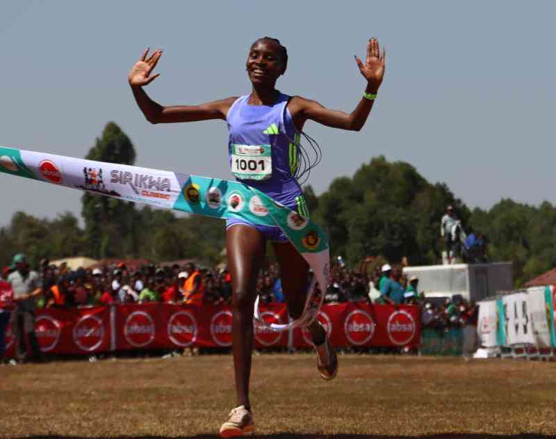 Ngetich shocks Kipyegon as Ebenyo triumphs at Sirikwa Classic