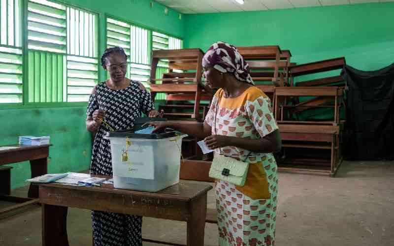 Gabon votes on new constitution hailed by junta as 'turning point'