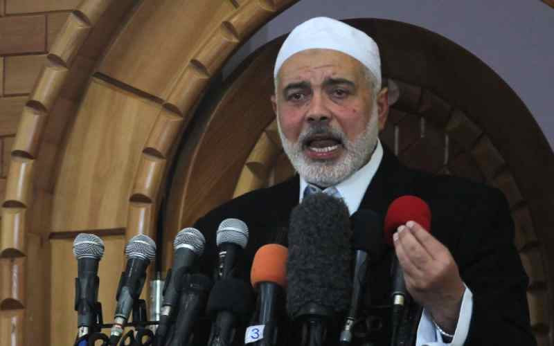 Hamas chief Ismail Haniyeh kil...