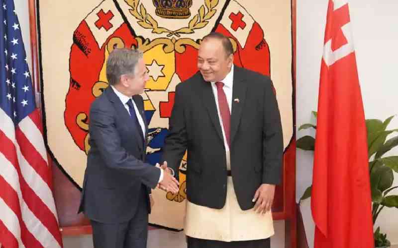 Blinken arrives in Tonga, warns of 'predatory' Chinese aid
