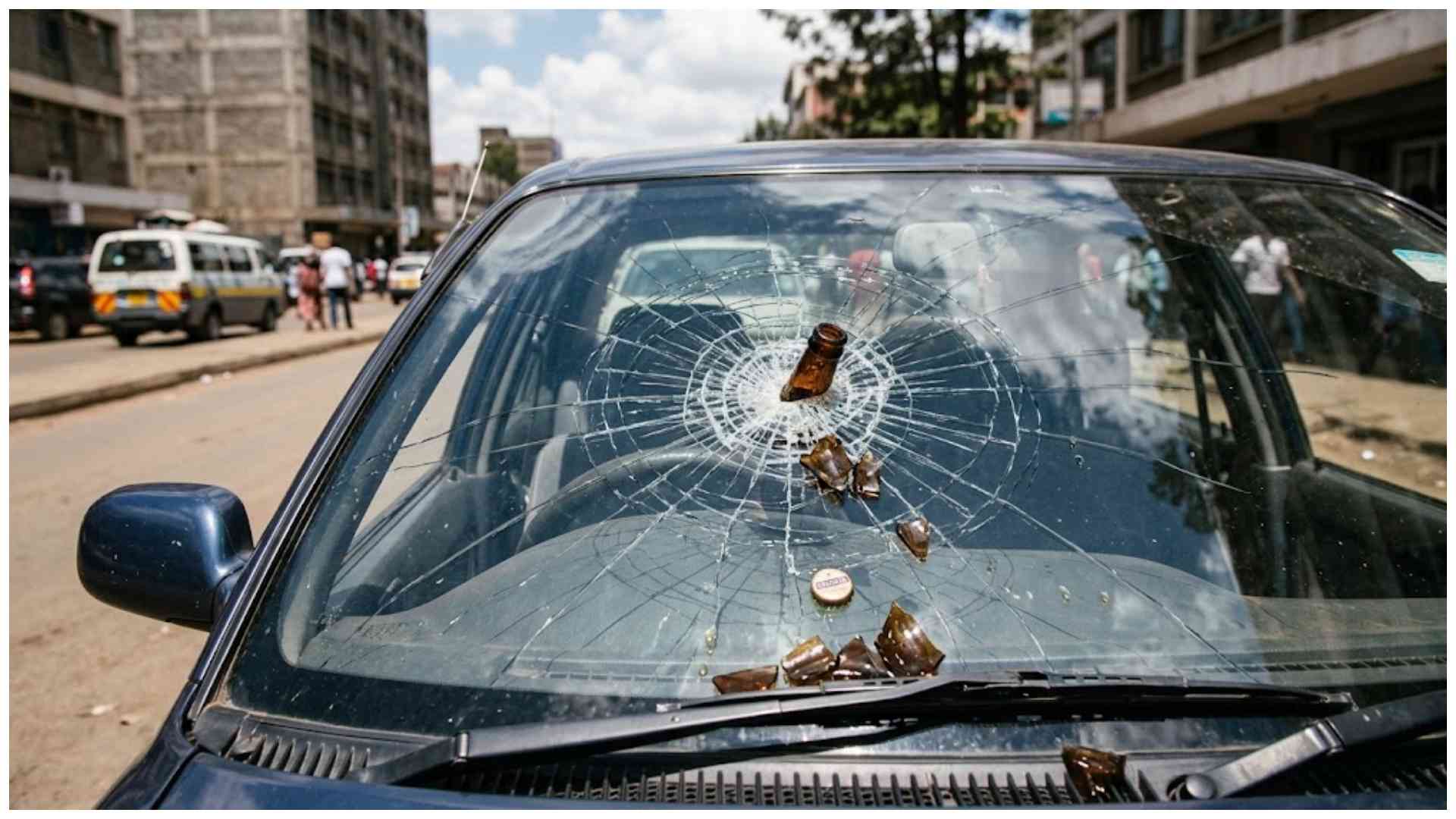 Man who smashed matatu windscreen with beer bottle walks free after one year