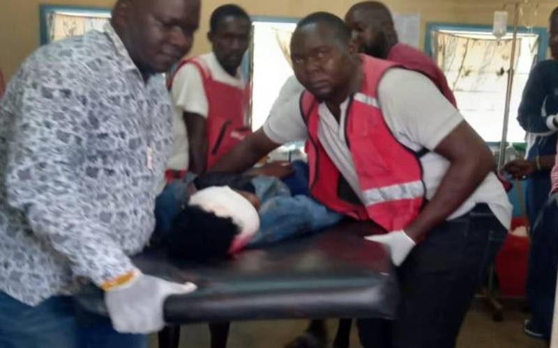 Nine people hospitalised after gunmen spray their matatu with bullets