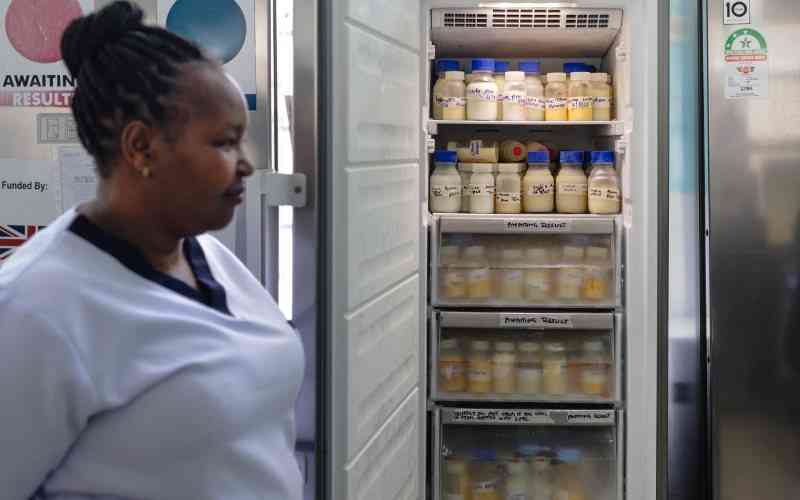 Kenya's only breastmilk bank, lifeline for premature babies