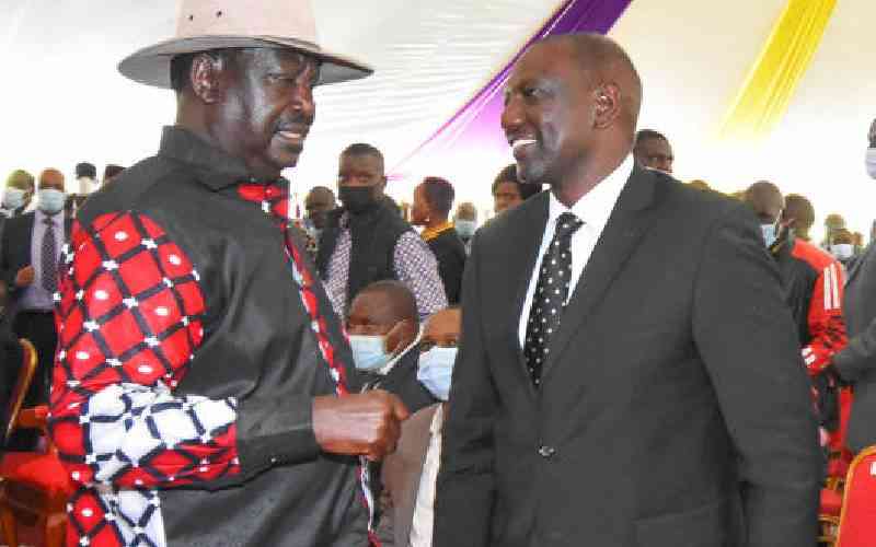 Ruto, Raila love-hate relations and its influence on Nyanza politics