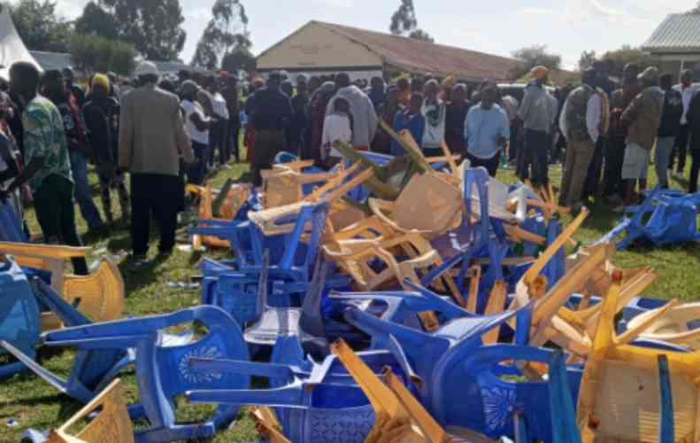 Rigathi Gachagua escapes after chaos in Limuru