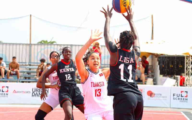 Kenya bags silver in Beach basketball