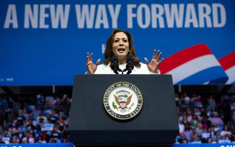 Harris says in first interview US ready to turn page on Trump