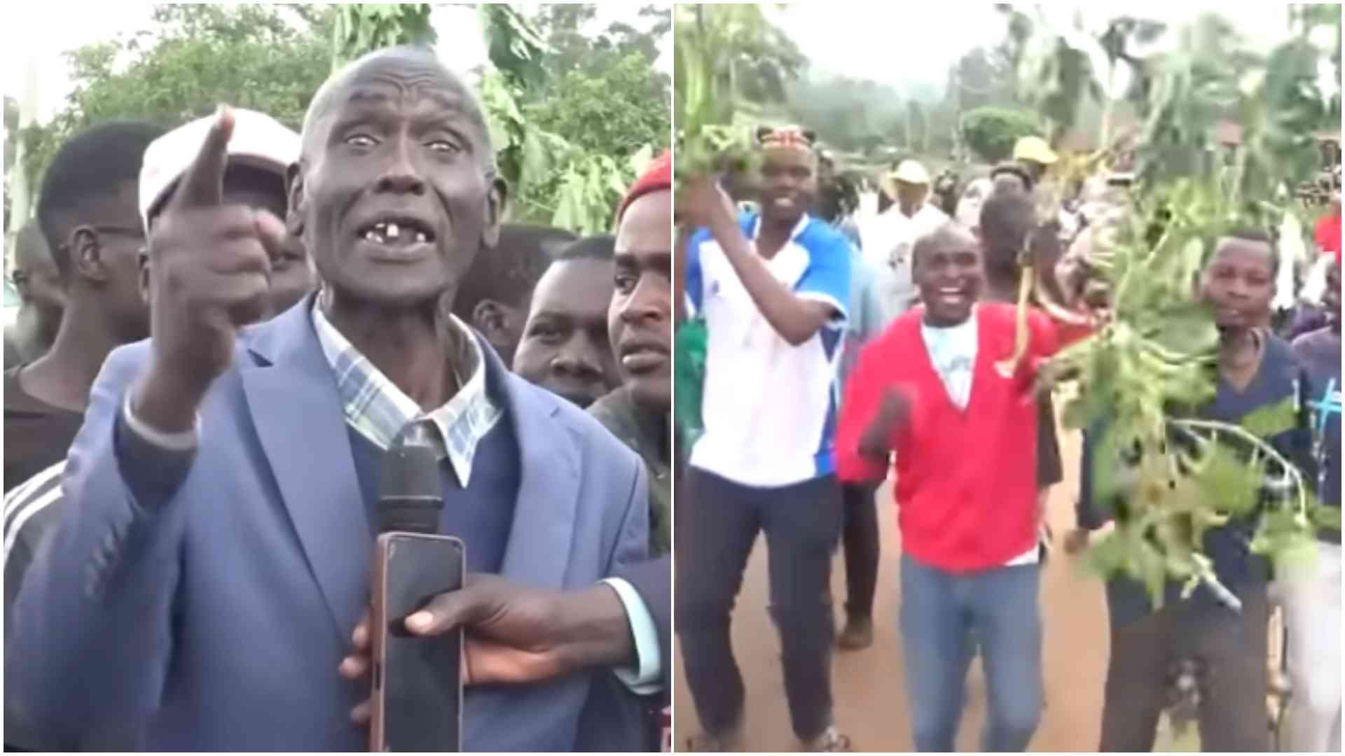 Uasin Gishu residents demonstrate in defence of Eliud Lagat, insist DIG is innocent in Albert Ojwang's death