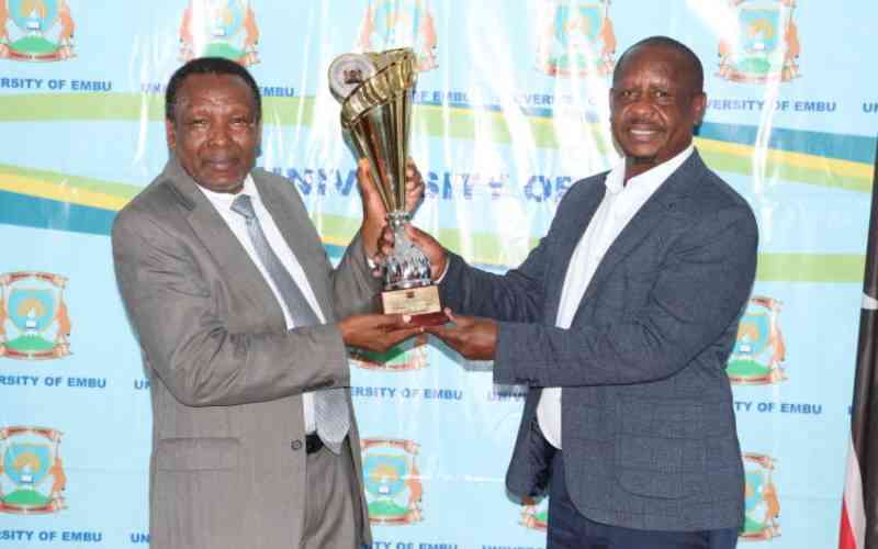 Embu University overcomes financial blues to top State corporations' awards