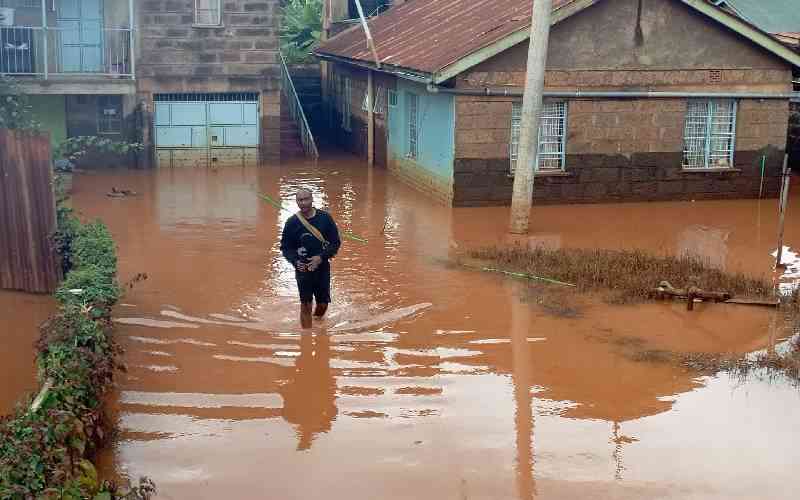 Uthiru residents seek intervention as rainwaters flood homes