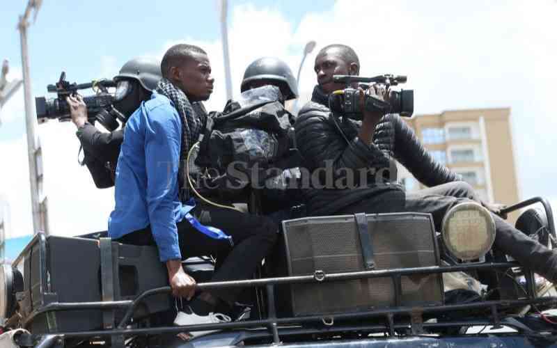 Ruto denies plot to shut down media over demos
