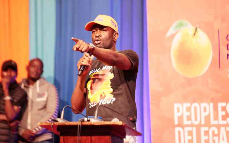 Sifuna: I refuse to be the Secretary General of Oburu Oginga