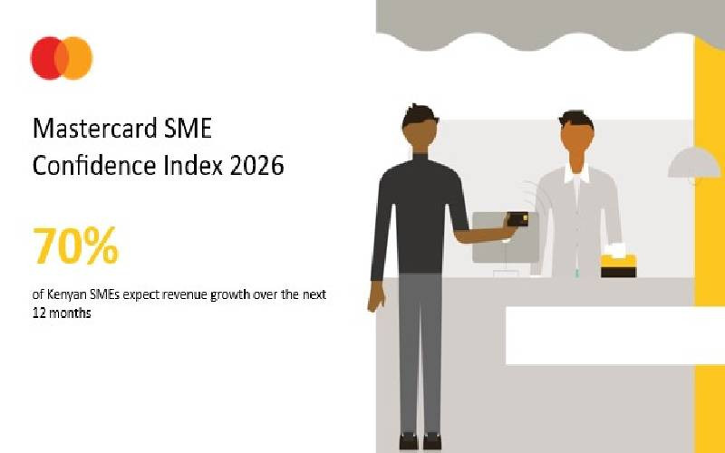 Mastercard index: Kenyan SMEs look ahead with confidence as 70pc expect revenue growth